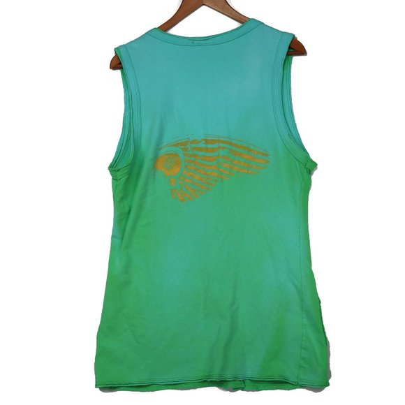 Major De Lema Women's Green Patchwork Button Card - Picture 6 of 6